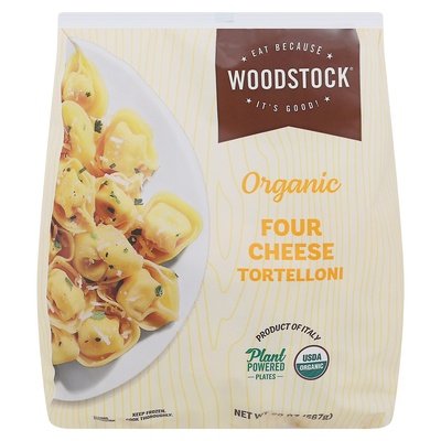 Woodstock Tortelloni Organic Four Cheese 12/20 OZ [UNFI #2824233] [ebt]