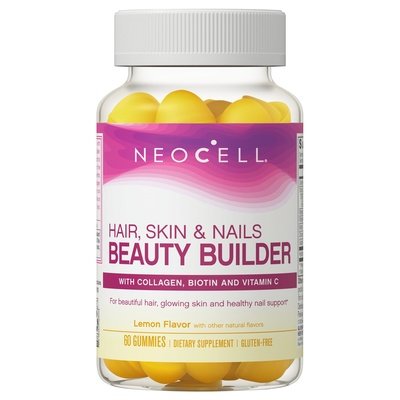 Neocell Corporation Beauty Builder Hair Skin & Nails Gummies Lemon Flavor 1/60 CT [UNFI-CARLISLE #2877900]