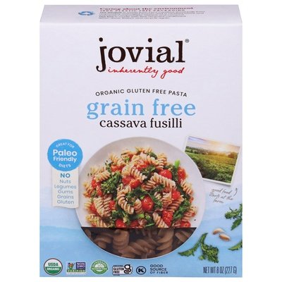 Jovial Cassava Fusilli Organic Grain Free 6/8 OZ [UNFI #2566321] [ebt]