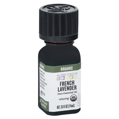 Aura Cacia Essential Oil French Lavender Pure Relaxing 1/.25 OZ [UNFI-CARLISLE #2258077]