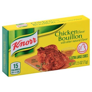 Knorr Bouillon Chicken Flavor Cubes Extra Large 24/2.5 OZ [UNFI-CARLISLE #100594] [ebt]
