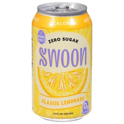 Swoon Classic Lemonade Zero Sugar 12/12 OZ [UNFI #2657112] [ebt] D