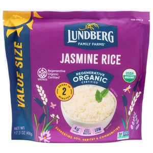 Lundber Family Farms Jasmine Rice Organic Value Size 6/17.3 OZ [UNFI #3034220] [ebt]