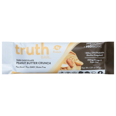 Truth Bar Prebiotic + Probiotic Bar Dark Chocolate Peanut Butter Crunch 12/1.59 OZ [UNFI-CARLISLE #03105004] [ebt]