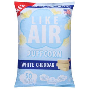 Like Air Puffcorn White Cheddar 12/4 OZ [UNFI #2842581] [ebt]