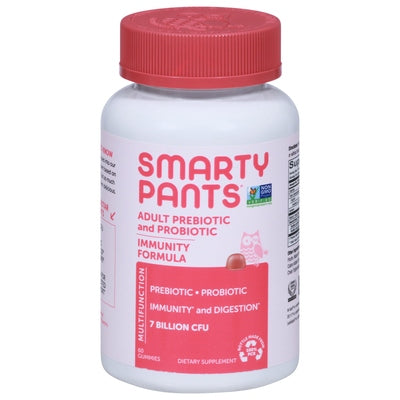 Smartypants Immunity Formula Adult Prebiotic and Probiotic Gummies 1/60 CT [UNFI-CARLISLE #2646271]