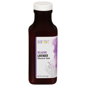 Aura Cacia Shower Salt Relaxing Lavender 1/16 OZ [UNFI-CARLISLE #2487791]