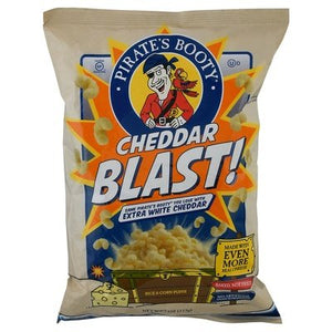 Pirates Booty Rice & Corn Puffs Cheddar Blast 12/4 OZ [UNFI #2647006] [ebt]
