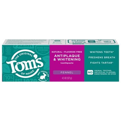 Toms Of Maine Toothpaste Antiplaque & Whitening 6/4.5 OZ [UNFI-CARLISLE #3027091]