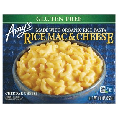Amys Rice Mac & Cheese Gluten Free Cheddar Cheese 12/9 OZ [UNFI #164970] [ebt]