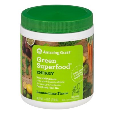 Amazing Grass Green Superfood Lemon-Lime Flavor Energy 1/7.4 OZ [UNFI-CARLISLE #1632876]