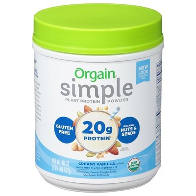 Orgain Plant Protein Powder Creamy Vanilla Flavored 1/1.25 LB [UNFI-CARLISLE #2637833]