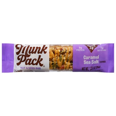 Munk Pack Nut & Seed Bar Caramel & Sea Salt 12/1.23 OZ [UNFI-CARLISLE #2709095] [ebt]
