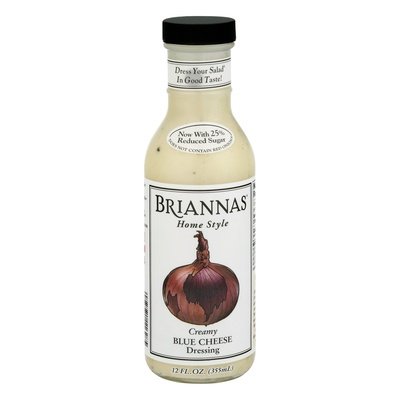 Briannas Dressing Creamy Blue Cheese 6/12 OZ [UNFI #0899047] [ebt]
