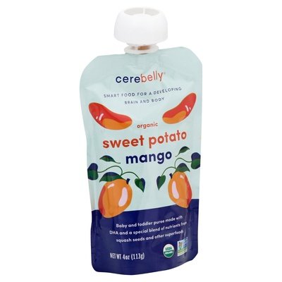 Cerebelly Sweet Potato Mango Organic 6/4 OZ [UNFI-CARLISLE #2529295] [ebt]