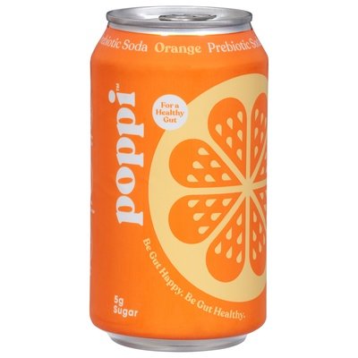 Poppi Prebiotic Soda Orange 12/12 OZ [UNFI #2674653] [ebt]