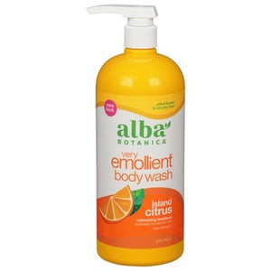 Alba Botanica Body Wash Very Emollient Island Citrus 1/32 OZ [UNFI-CARLISLE #496521]