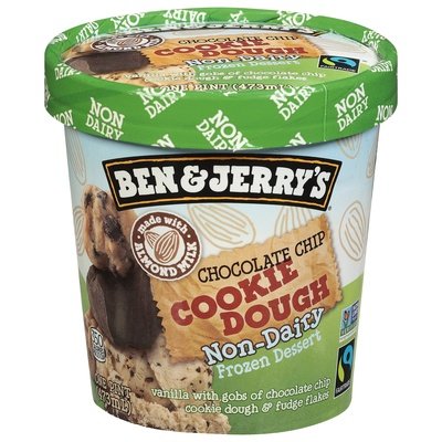 Ben & Jerrys Frozen Dessert Non-Dairy Chocolate Chip Cookie Dough 8/PINT [UNFI #2829919] [ebt]