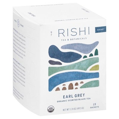 Rishi Tea Black Tea Organic Earl Grey Sachets 6/15 BAG [UNFI #1588102] [ebt]