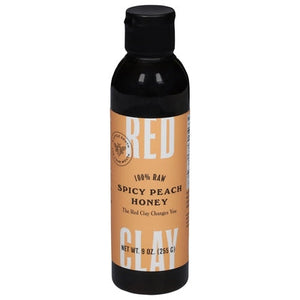 Red Clay Honey Spicy Peach 100% Raw 6/9 OZ [UNFI #2998185] [ebt]