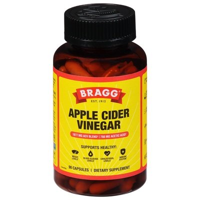 Bragg Apple Cider Vinegar Capsules 1/90 CAP [UNFI-CARLISLE #2788339]