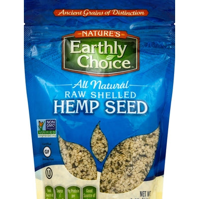 Natures Earthly Choice Hemp Seed Raw Shelled 6/8 OZ [UNFI #01932599] [ebt]