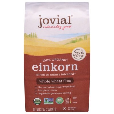 Jovial Flour 100% Organic Whole Wheat Einkorn 10/32 OZ [UNFI #1837525] [ebt]