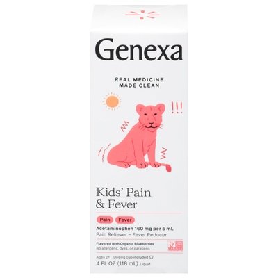 Genexa Pain & Fever Kids Flavored With Organic Blueberries 1/4 OZ [UNFI-CARLISLE #3017548]