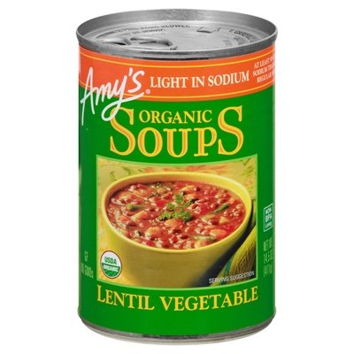 Amys Soups Organic Lentil Vegetable 12/14.5OZ [UNFI #0359042] [ebt]