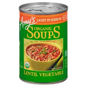 Amys Soups Organic Lentil Vegetable 12/14.5OZ [UNFI #0359042] [ebt]