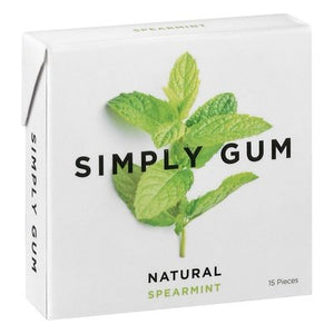 Simply Gum Gum Natural Spearmint 12/15 CT [UNFI #2366078] [ebt]