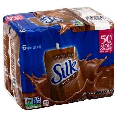 Silk Soymilk Chocolate 3/6/8 OZ [UNFI #1648393] [ebt]