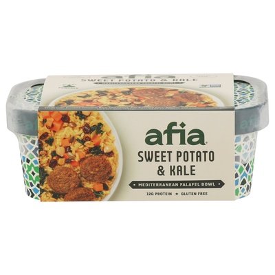 Afia Falafel Bowl Sweet Potato & Kale Mediterranean 6/10 OZ [UNFI #2977288] [ebt]