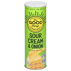 The Good Crisp Company Potato Crisps Sour Cream & Onion 8/5.6 OZ [UNFI #2021186] [ebt]