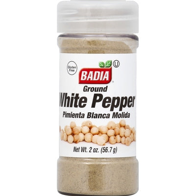Badia Spices White Pepper Ground 8/2 OZ [UNFI #02473056] [ebt]