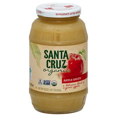 Santa Cruz Organic Apple Sauce 12/23 OZ [UNFI #425785] [ebt]