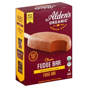 Aldens Organic Fudge Bar Classic 12/4/2.5 OZ [UNFI #2399103] [ebt]