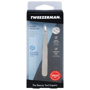 Tweezerman Slant Tweezer Classic Stainless 1/CT [UNFI-CARLISLE #2619344]