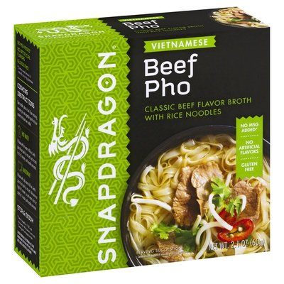 Snapdragon Beef Pho Vietnamese 6/2.1 OZ [UNFI-CARLISLE #892869] [ebt]