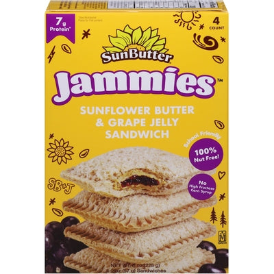 Sunbutter Sandwich Sunflower Butter & Grape Jelly 8/8 OZ [UNFI #03147725] [ebt]