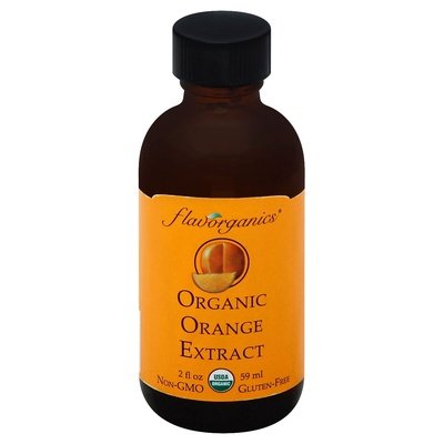 Flavorganics Orange Extract Organic 1/2 OZ [UNFI-CARLISLE #987313] [ebt]