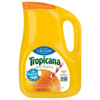Tropicana 100% Orange Juice Pure Premium 6/89 OZ [UNFI #0417527] [ebt]