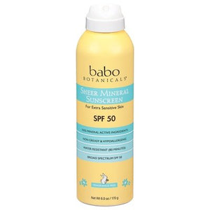 Babo Botanicals Sunscreen Sheer Mineral Broad Sprectrum Spf 50 1/6 OZ [UNFI-CARLISLE #2681963]