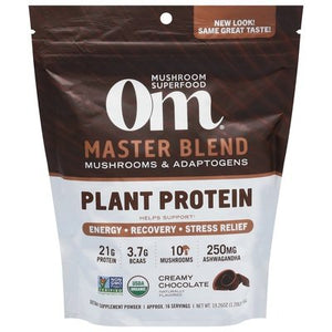 Om Plant Protein Master Blend Creamy Chocolate 1/19.26 OZ [UNFI-CARLISLE #2825248]