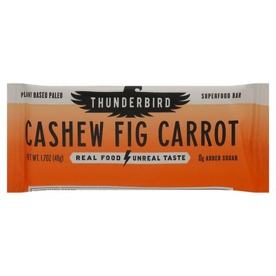 Thunderbird Superfood Bar Cashew Fig Carrot 12/1.7 OZ [UNFI #2690857] [ebt]