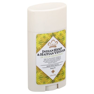 Nubian Heritage Deodorant 24 Hour Indian Hemp & Haitian Vetiver 1/2.25 OZ [UNFI-CARLISLE #1623768]
