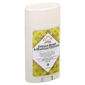 Nubian Heritage Deodorant 24 Hour Indian Hemp & Haitian Vetiver 1/2.25 OZ [UNFI-CARLISLE #1623768]