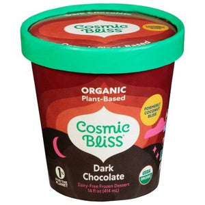 Cosmic Bliss Frozen Dessert Dark Chocolate 8/14 OZ [UNFI #2830925] [ebt]