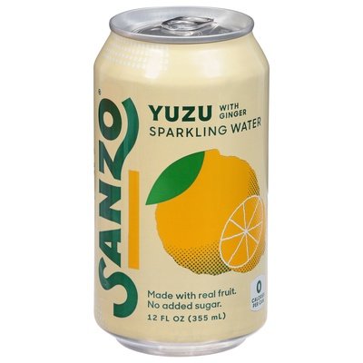 Sanzo Sparkling Water Yuzu with Ginger 12/12 OZ [UNFI #2815108] [ebt] D