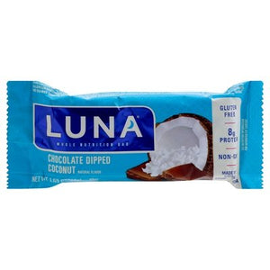 Luna Whole Nutrition Bar Chocolate Dipped Coconut 15/1.69Oz [UNFI #0716423] [ebt]